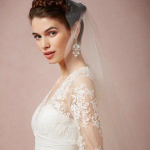 BHLDN Tisha Blusher Ivory Veil